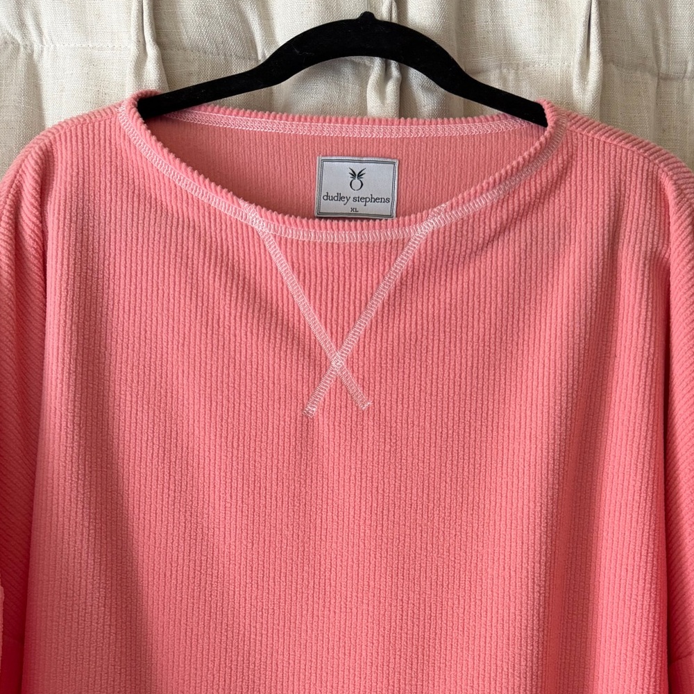 Dudley Stephens Somerset Fleece Sweatshirt, XL, Pink, New without Tags 🩷